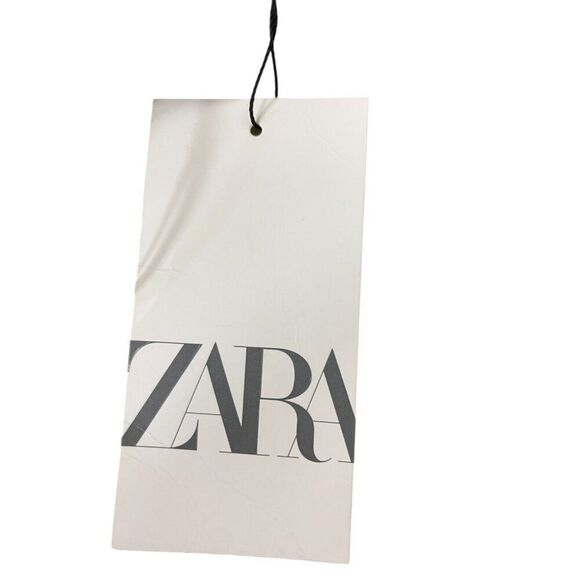 Zara Womens Midi Dress Size M Multicolor Geometric Cut Out 8626/159 NWT - Picture 9 of 13